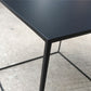 Mesa de mesa de hierro de 15.7 pulgadas de ancho marco cuadrado cuadrado de mesa lateral simple