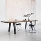 Rectangle Wood Color Dining Table Solid Wood Table Industrial with 4 Legs Clearhalo 'Dining Tables & Seating' 'Dining Tables' 'dining_table' 'furn' 'furn_dining_table' 'Furniture' 'furniture_dining_table' 'Kitchen & Dining Furniture' 'kitchen' 'kitchen_dining_table' 1200x1200_b710f555-9a66-4922-baca-0918155564e7