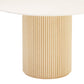Simple Round Top Dining Table Solid Wood Base Dining Table for Living Room Clearhalo 'Dining Tables & Seating' 'Dining Tables' 'dining_table' 'furn' 'furn_dining_table' 'Furniture' 'furniture_dining_table' 'Kitchen & Dining Furniture' 'kitchen' 'kitchen_dining_table' 1200x1200_b7135628-af5d-4a1d-b6a6-5eaa0738061f