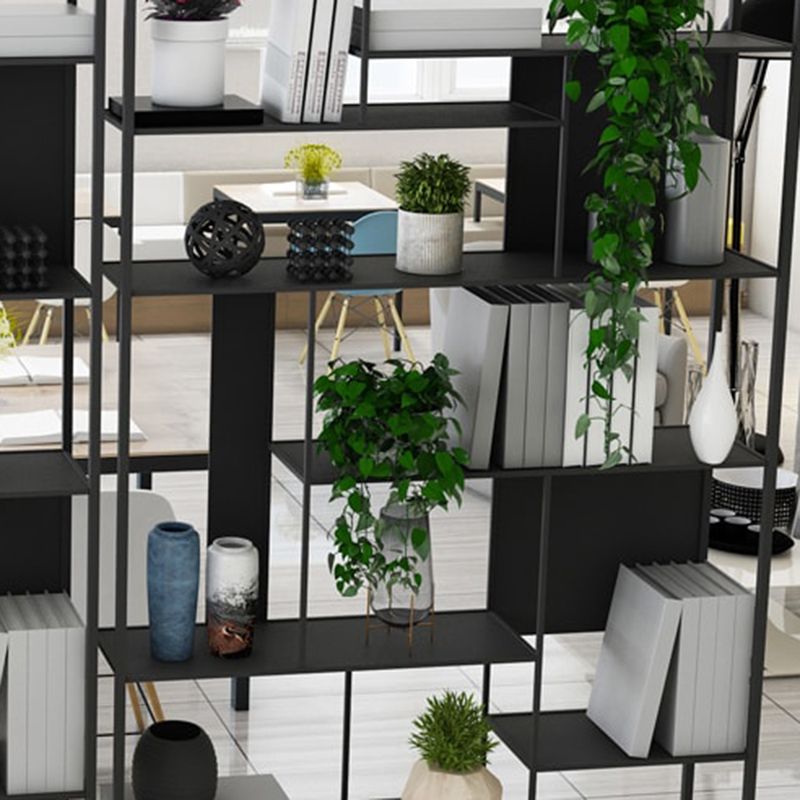 Industrial Open Rectangle Storage Bookshelf Home Office Etagere Bookcase Clearhalo 'Bookcases' 'furn' 'furn_bookcases' 'Furniture' 'Office Furniture' 1200x1200_b71493e7-04f1-45f6-a652-302e048e08b5