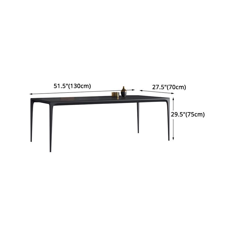 Modern Aluminium Dinette Set 1/2/4/9/10/11 Pieces Black Sintered Stone Dining Table Set Clearhalo 'Dining Room Sets' 'Dining Tables & Seating' 'dining_room_set' 'furn' 'furn_dining_room_set' 'Furniture' 'furniture_dining_room_set' 'Kitchen & Dining Furniture' 1200x1200_b71724b2-1b07-4e50-9566-1fde47d81bfd