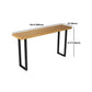 Rectangle Bar Dining Table Contemporary Bar Dining Table with Black Sled Base Clearhalo 'Bar Furniture' 'Bar Tables' 'bar_tables' 'furn' 'furn_bar_tables' 'Furniture' 'Kitchen & Dining Furniture' 1200x1200_b71f9d6b-8972-482a-8757-70e627b61653