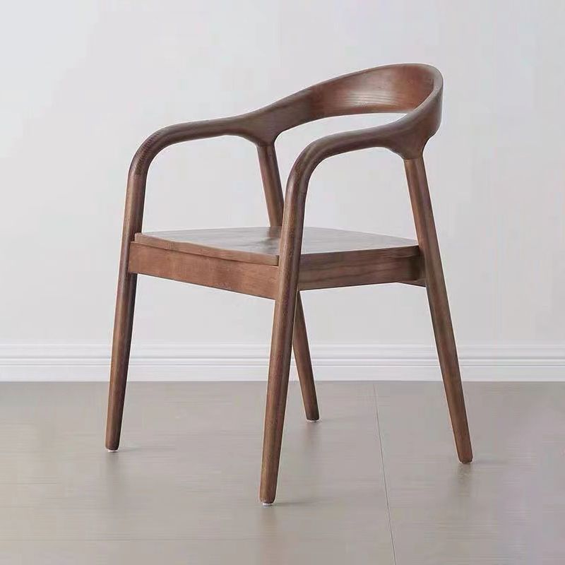 Zeitgenössischer Stil offener Rückenmassivholz Haus für Haus zu Hause Armstuhl