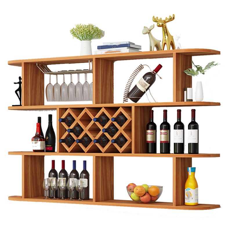 Modern Hanging Wine Bottle Holder Wooden Kitchen Wine Rack Bottle Clearhalo 'furn' 'furn_wine_racks' 'Furniture' 'Kitchen & Dining Furniture' 'Wine Racks' 'wine_racks' 1200x1200_b7231d6d-5b0e-4ac8-ba9b-a8bdc023da5f