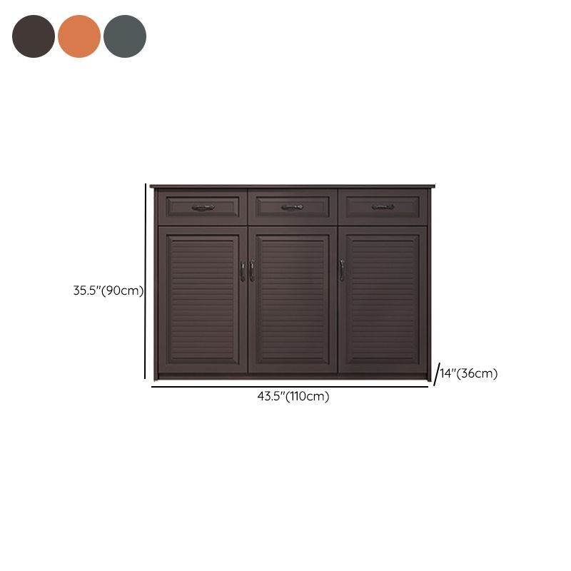 Cosco contemporáneo de la mesa del aparador con puertas para la cocina