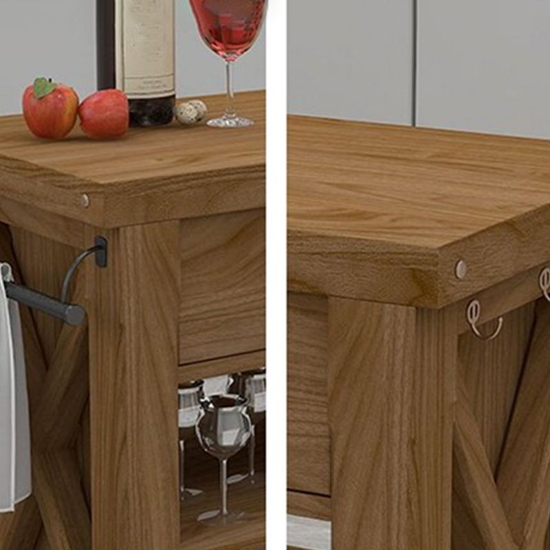 31,49 "carrello moderno moderno in alto carrello in legno per sala da pranzo