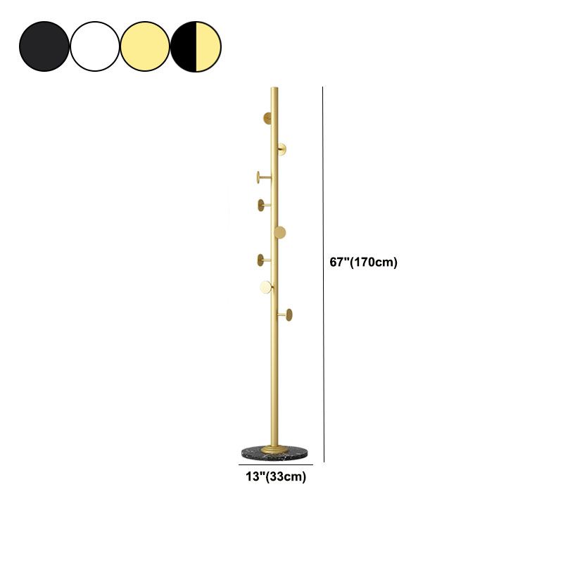 Luxuriöser Katastack 8 -Kleiderhaken Marmorboden Metalltrack für Schlafzimmer