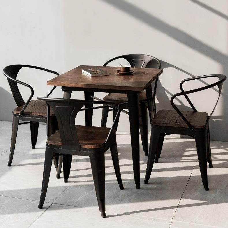 Juego de mesa de estilo industrial 1/2/5/7 Piezas Juego de comidas para uso en el hogar