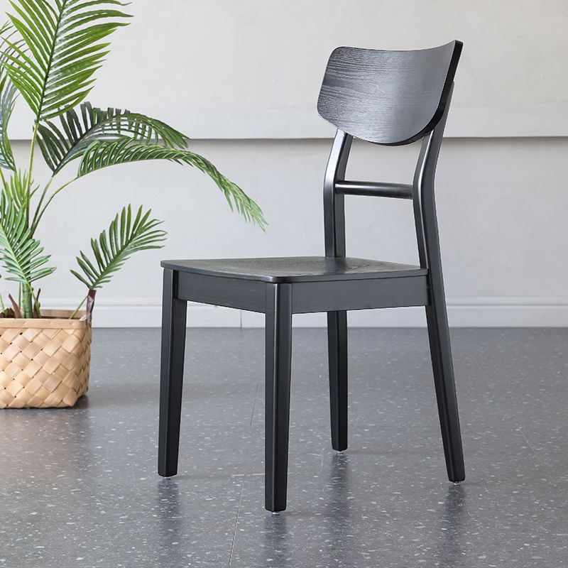 Industrial Home Wood Side Chair Ladder Back Dining Chair (Set of 4) Clearhalo ' kitchen&dining_furn' 'Dining Chairs' 'Dining Tables & Seating' 'dining_chair' 'furn' 'furn_dining_chair' 'Furniture' 'furniture_dining_chair' 'Kitchen & Dining Furniture' 'kitchen' 1200x1200_b72e1d50-bf0c-46d4-82ce-3f3b9fa0c2cb