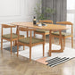 Modern Oval Dining Table Pine Solid Wood Dining Table for Kitchen Clearhalo 'Dining Tables & Seating' 'Dining Tables' 'dining_table' 'furn' 'furn_dining_table' 'Furniture' 'Kitchen & Dining Furniture' 1200x1200_b72faa95-1b99-43f7-ab52-2820497aaa5a