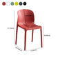 Plastic Stackable Dining Side Chair Solid Back Armless Dining Chairs (Set of 4) Clearhalo ' kitchen&dining_furn' 'Dining Chairs' 'Dining Tables & Seating' 'dining_chair' 'furn' 'furn_dining_chair' 'Furniture' 'furniture_dining_chair' 'Kitchen & Dining Furniture' 'kitchen' 1200x1200_b7300c4b-fa6e-45c7-a886-40c8e51cc348