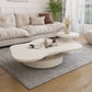 13"H Contemporary Coffee Table White Coffee Cocktail Table with Drawer Clearhalo 'Coffee & Accent Tables' 'Coffee Tables' 'coffee_tables' 'furn' 'furn_coffee_tables' 'Furniture' 'Living Room Furniture' 1200x1200_b7303dc3-dffa-4151-b8a1-ef3b5bb3e579