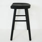 Contemporary Black Ash Solid Wood Armless Bar Stool with Footrest Clearhalo 'Bar Furniture' 'Bar Stools' 'bar_stools' 'furn' 'furn_bar_stools' 'Furniture' 'Kitchen & Dining Furniture' 1200x1200_b730d5d7-7a31-4b4a-b5c6-9ae3e1267b2a