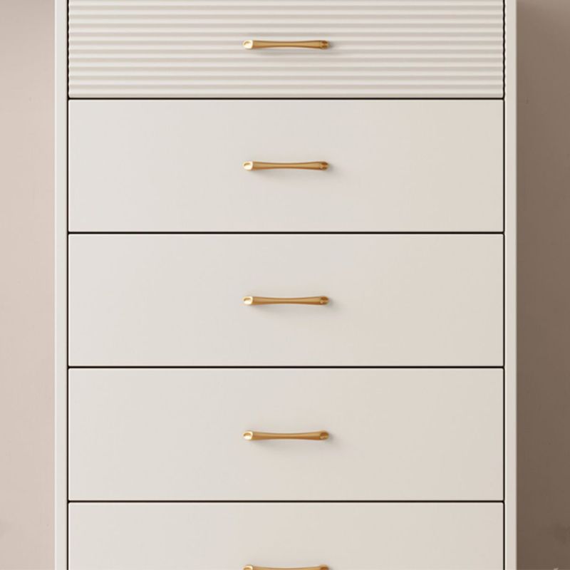Contemporary Bar Pulls Accent Chest Straight Legs White Accent Chest with Drawer Clearhalo 'Cabinets & Chests' 'cabinets_chests' 'furn' 'furn_cabinets_chests' 'Furniture' 'Living Room Furniture' 1200x1200_b731b398-ef87-4f8b-b605-135e14471d0d