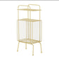 9" Wide Glam Shelf Bookcase Closed Back Shelves Included Bookcase