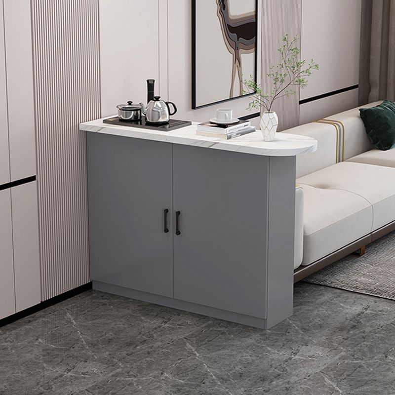 Modern Indoor Counter Table Faux Wood Bar Stool Table with Storage Clearhalo 'Bar Furniture' 'Bar Tables' 'bar_tables' 'furn' 'furn_bar_tables' 'Furniture' 'Kitchen & Dining Furniture' 1200x1200_b733d783-d295-4b53-9efb-d62d81cc202a