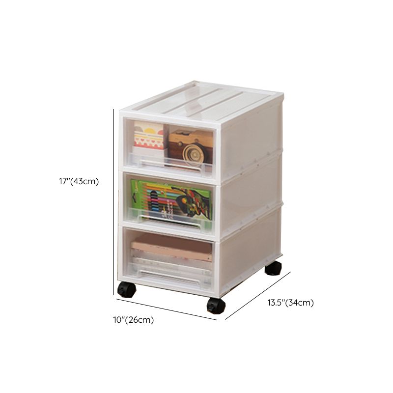 Moderna plástico de plástico móvil Archivador de archivos Cajones de almacenamiento de almacenamiento para oficina