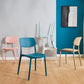 Glam Style Plastic Side Chair Matte Finish Open Back Home Use Dining Chair Clearhalo ' kitchen&dining_furn' 'Dining Chairs' 'Dining Tables & Seating' 'dining_chair' 'Furniture' 'furniture_dining_chair' 'Kitchen & Dining Furniture' 'kitchen' 1200x1200_b7351ddf-dbd2-4b42-a08d-5b5ff786f089