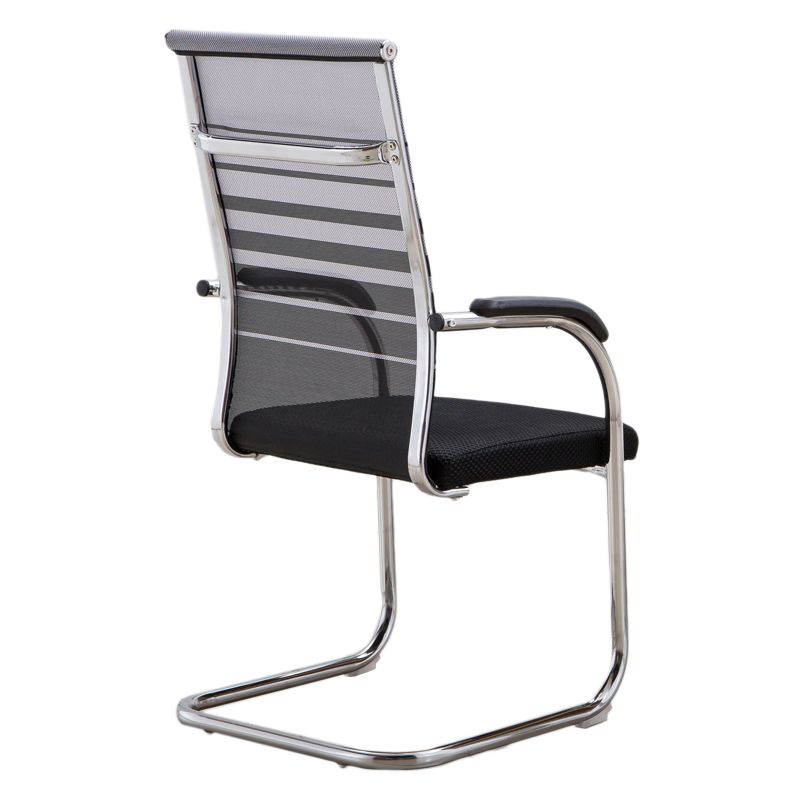 Medium/High Back Office Chair Metal Leg Mesh Back Sponge Cushion Office Chair Clearhalo 'furn' 'furn_office_chair' 'Furniture' 'furniture_office_chair' 'Office Chairs' 'Office Furniture' 'office_chair' 1200x1200_b735643f-e788-4bbd-93eb-737b8efe83fd
