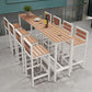 Industrial 1/5/9 Pieces Bar Table Set Wood Counter Table with High Stools for Bar Clearhalo 'Bar Furniture' 'furn' 'furn_home_bar_bar_sets' 'Furniture' 'Home Bars & Bar Sets' 'home_bar_bar_sets' 'Kitchen & Dining Furniture' 1200x1200_b736720a-9148-4482-be9e-853c40740c45