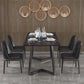 Modern Rectangle Stone Table for Restaurant Balck Metal Pedestal Dining Table Clearhalo 'Dining Tables & Seating' 'Dining Tables' 'dining_table' 'furn' 'furn_dining_table' 'Furniture' 'furniture_dining_table' 'Kitchen & Dining Furniture' 'kitchen' 'kitchen_dining_table' 1200x1200_b737cf49-4a84-40e1-87c5-a7bdda80c255