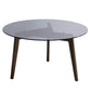 Round Clear Glass Coffee Table Nordic 3 Legs Coffee Cocktail Table Clearhalo 'Coffee & Accent Tables' 'Coffee Tables' 'coffee_tables' 'furn' 'furn_coffee_tables' 'Furniture' 'Living Room Furniture' 1200x1200_b739e51b-ad24-4b3e-a232-aa16429355a9