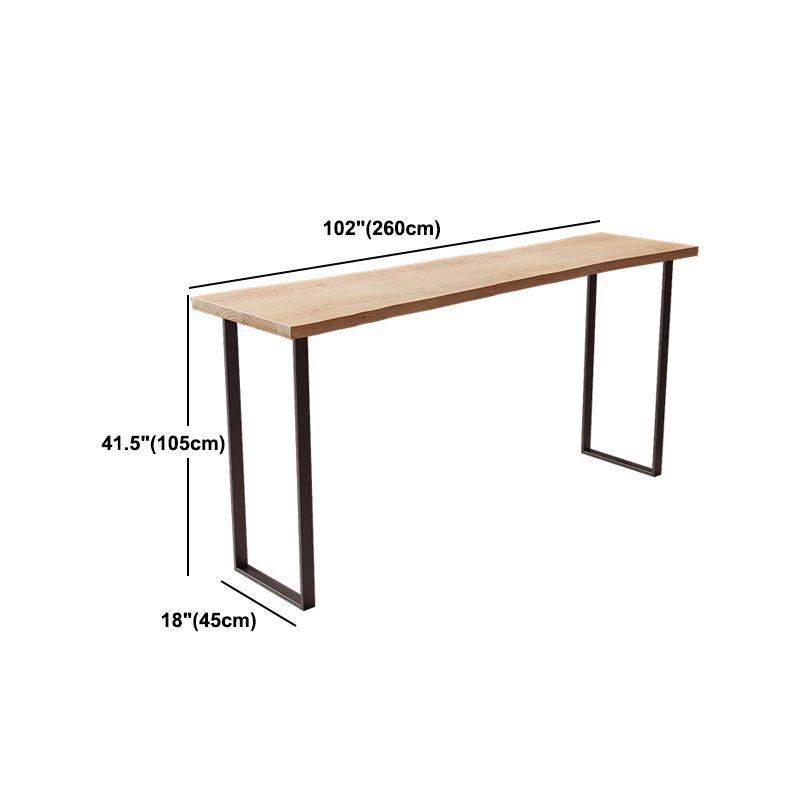 Modern Rectangular Bar Table Set 1/4 Pieces Wooden Counter Table with Backless Stools Clearhalo 'Bar Furniture' 'furn' 'furn_home_bar_bar_sets' 'Furniture' 'Home Bars & Bar Sets' 'home_bar_bar_sets' 'Kitchen & Dining Furniture' 1200x1200_b73d2082-e9a6-4485-b074-afdf2fde23b3
