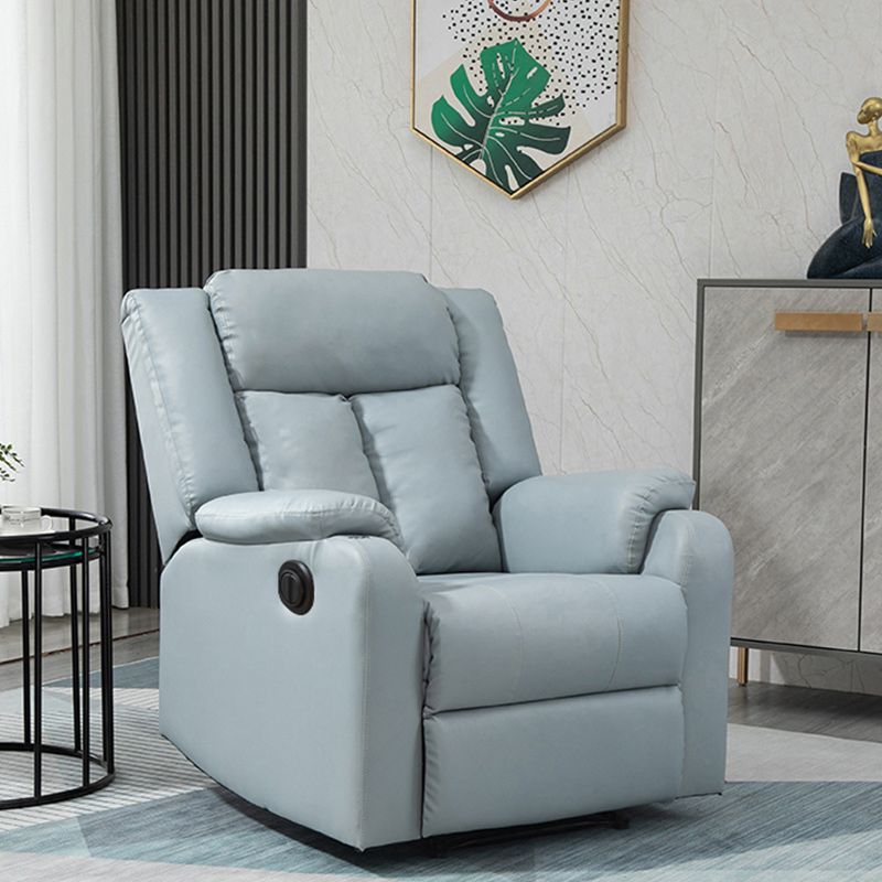 Solid Color Home Theater Recliner Standard (No Motion) Lumbar Support Recliner Chair