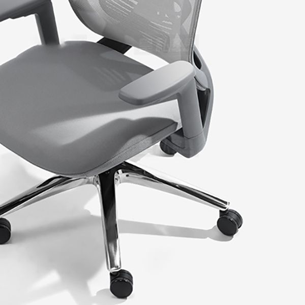 Mesh Swivel Ergonomic Chair Fixed Arms Adjustable Seat Height Office Chair Clearhalo 'furn' 'furn_office_chair' 'Furniture' 'Office Chairs' 'Office Furniture' 'office_chair' 1200x1200_b73f237a-2fcd-42d2-81b9-775dfca37b19