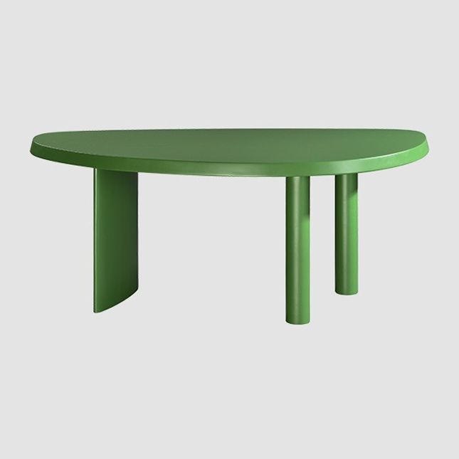 29.5" H Contemporary Simple Style Writing Desk Irregular Shape Wooden Office Desk Clearhalo 'furn' 'furn_office_desk' 'Furniture' 'Office Desks' 'Office Furniture' 'office_desk' 1200x1200_b73f88db-c11a-4529-ab91-95abbd11963e