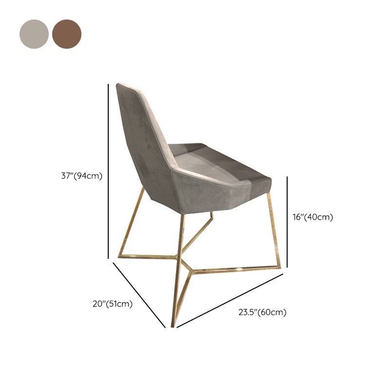 グラムキッチンダイニングチェアフェイクレザーサイドチェア金属脚