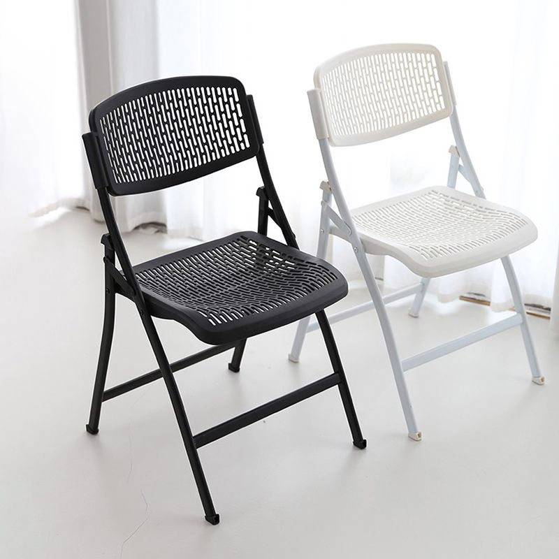 Steel Frame Conference Chair Plastic Back and Seat Armless Chair Clearhalo 'furn' 'furn_office_chair' 'Furniture' 'Office Chairs' 'Office Furniture' 'office_chair' 1200x1200_b740ad0d-80b2-4bad-966b-8426a6355add