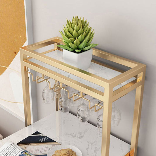 Glam 1/2/3 pezzi tavolo da bar set tavolo da barretta rettangolo con sgabelli alti in metallo per la casa