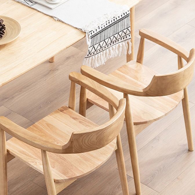 Solid Wood Contemporary Style Indoor Chair Open Back Dining Side Chairs Clearhalo ' kitchen&dining_furn' 'Dining Chairs' 'Dining Tables & Seating' 'dining_chair' 'furn' 'furn_dining_chair' 'Furniture' 'furniture_dining_chair' 'Kitchen & Dining Furniture' 'kitchen' 1200x1200_b74216bc-8407-4ed6-be12-56039b1f226e