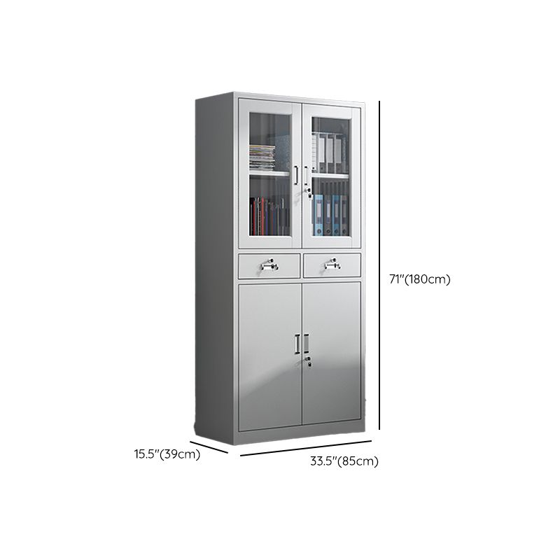 Archivo de archivos de bloqueo moderno Archivo de metal con estantes de almacenamiento