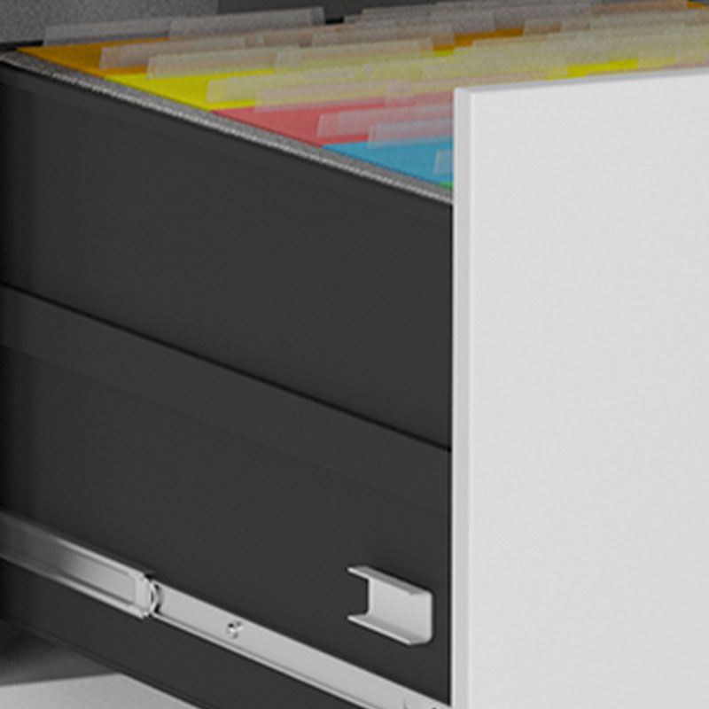 Contemporary File Cabinet Metal Frame Vertical File Cabinet with Lock Office Clearhalo 'Filing Cabinets' 'filling_cabinets' 'furn' 'furn_filling_cabinets' 'Furniture' 'Office Furniture' 1200x1200_b745beaf-15e1-4287-b506-eb005a780104