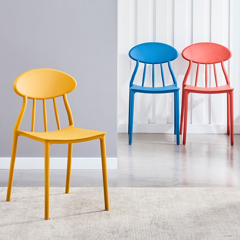 Modern Kitchen Plastic Dining Chairs Open Back Dining Side Armless Chairs Clearhalo ' kitchen&dining_furn' 'Dining Chairs' 'Dining Tables & Seating' 'dining_chair' 'furn' 'furn_dining_chair' 'Furniture' 'furniture_dining_chair' 'Kitchen & Dining Furniture' 'kitchen' 1200x1200_b7478571-18fd-419d-9c23-dd36fc95dd40