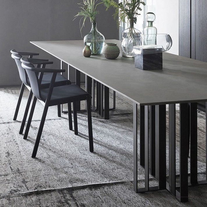 Industrial Style Furniture Double Pedestal Pine Solid Wood Dining Site Table Clearhalo ' dining_table' 'Dining Tables & Seating' 'Dining Tables' 'furn' 'furn_dining_table' 'Furniture' 'furniture_dining_table' 'Kitchen & Dining Furniture' 'kitchen&dining_furn' 'kitchen' 'kitchen_dining_table' 1200x1200_b749d376-50ea-43fb-892b-c1afec30cd6c