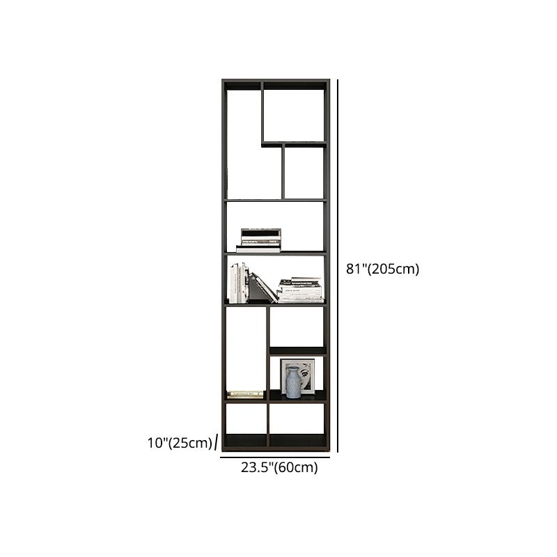 Metal Black Shelf Bookcase Contemporary Bookshelf for Home Office Clearhalo 'Bookcases' 'furn' 'furn_bookcases' 'Furniture' 'furniture_bookcases' 'Office Furniture' 1200x1200_b74baa30-14ae-48b1-b14f-f762ff642698