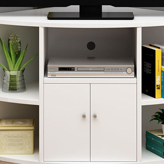 Moderno moderno moderno moderno in legno in legno televisivo con archiviazione multipla