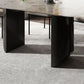 Modern 1/4/5/6/7 Pieces Dining Set Rectangle Stone Dining Table for Dining Room Clearhalo 'Dining Room Sets' 'Dining Tables & Seating' 'dining_room_set' 'furn' 'furn_dining_room_set' 'Furniture' 'Kitchen & Dining Furniture' 1200x1200_b74ce90d-2f56-41d0-83c8-5945d69e51a1