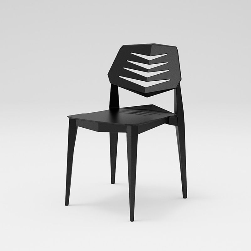 Contemporary No Arm Conference Chair Plastic Chair with Legs for Office Clearhalo 'furn' 'furn_office_chair' 'Furniture' 'Office Chairs' 'Office Furniture' 'office_chair' 1200x1200_b74df4f1-64e0-4a58-8aa1-8a1523bd62d4