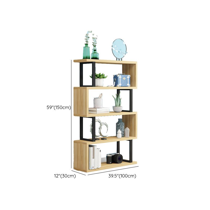 Ouvert les étagères de la bibliothèque d'étagère scandinave ouvre incluses pour le bureau à domicile