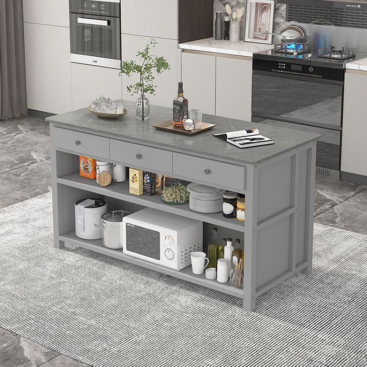 Modern Style Stone Bar Dining Table Rectangle Bar Table for Kitchen Clearhalo 'Bar Furniture' 'Bar Tables' 'bar_tables' 'furn' 'furn_bar_tables' 'Furniture' 'Kitchen & Dining Furniture' 1200x1200_b7516460-7c82-4f4c-a7b8-9e20f5c2ca5f