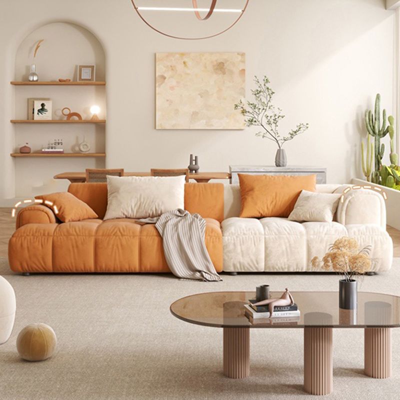 25.6 "H divano scandinavo sezionale a forma di forma a forma di livello