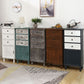 Industrial Accent Cabinet with 1 Door Turned Legs Storage Cabinet with Drawers Clearhalo 'Cabinets & Chests' 'cabinets_chests' 'furn' 'furn_cabinets_chests' 'Furniture' 'Living Room Furniture' 1200x1200_b7568bb7-2bbf-4886-948a-4f434950198f
