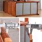 Sideboard in stile moderno Sideboard in metallo marrone per soggiorno