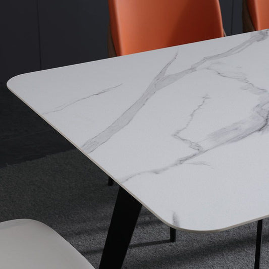 Juego de mesa de piedra rectangular moderno 1/2/5/7 Piezas de comedor para uso en el hogar