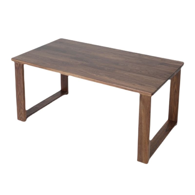 Modern Rectangle Dining Table Solid Wood Table with Sled Base Clearhalo ' dining_table' 'Dining Tables & Seating' 'Dining Tables' 'furn' 'furn_dining_table' 'Furniture' 'furniture_dining_table' 'Kitchen & Dining Furniture' 'kitchen&dining_furn' 'kitchen' 'kitchen_dining_table' 1200x1200_b759b37a-c800-470f-a212-facde76167e3
