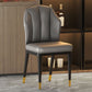 Glam Metal Dining Armless Chairs Upholstered Dining Leather Chairs for Restaurant Clearhalo ' kitchen&dining_furn' 'Dining Chairs' 'Dining Tables & Seating' 'dining_chair' 'furn' 'furn_dining_chair' 'Furniture' 'furniture_dining_chair' 'Kitchen & Dining Furniture' 'kitchen' 1200x1200_b75a204c-ba3d-4dc0-958f-19bdfc08d407